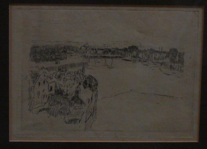 C 14 Etching, Dieppe harbour